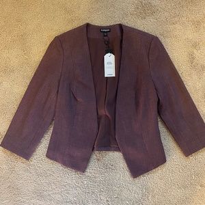 Express Burgundy Blazer